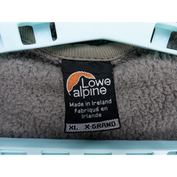 Lowe Alpine Vest Mens XL Gray Aleutian Full Zip Polartec Fleece Outdoor Gorpcore - Picture 2 of 11